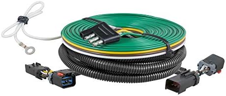 Curt Manufacturing 58906 Ram 1500 LED Taillights and Towed Vehicle RV Harness