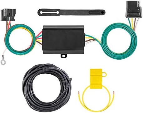 Curt Manufacturing Towed Vehicle RV Harness 4-Way Flat Addon * Reliable Trailer Wiring Adapter
