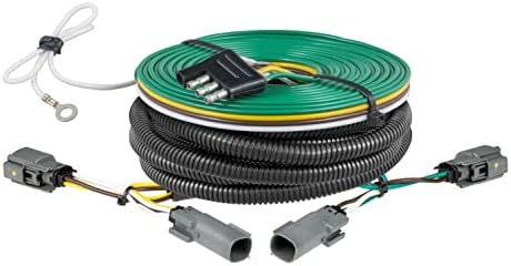 Curt Manufacturing 58989 Custom Towed Vehicle RV Wiring Harness for 2021 Ford F-150 with Backup Sensors (Excluding LED Taillights)