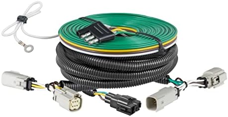 Curt Manufacturing 21 C Bronco Without LED Taillights Custom Towed Vehicle RV Wiring Harness (Part #58996)