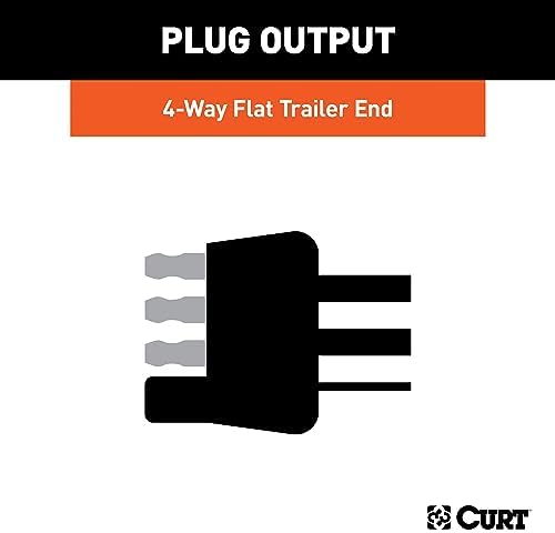 Curt Manufacturing 21 C Bronco Without LED Taillights Custom Towed Vehicle RV Wiring Harness (Part #58996)