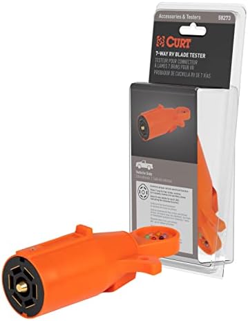 Curt Manufacturing 7 Way RV Blade Connector Tester - Part Number 58273