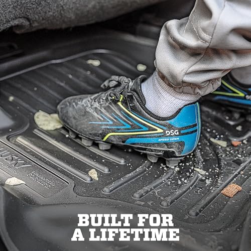 Husky Liner 78381 Rear Floor Liner for Land Cruiser X Act G X550 – Black