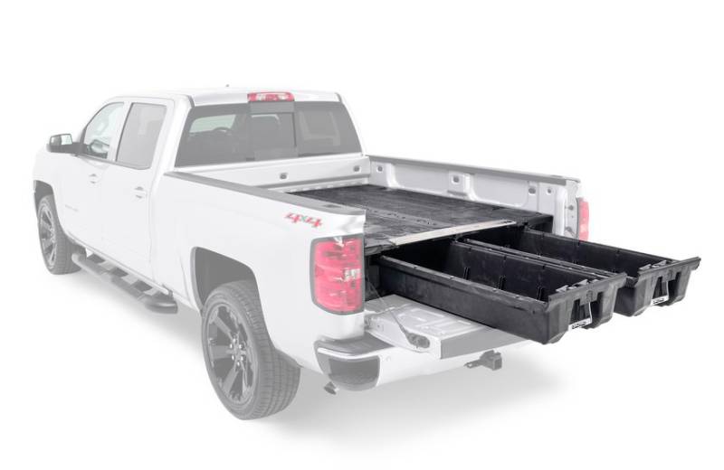 Decked LLC DG7 19C Sierra/Silverado Wide Bed Storage System with Decked Out Package in Black