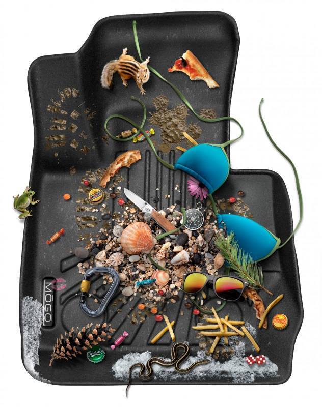 Husky Liner 70591 1923 Acura Road X 2nd Seat Floor Liner in Mogo Black