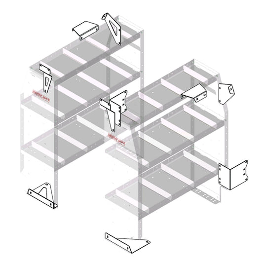 WeatherGuard 9751301 Transit Connect LWB Shelving Install