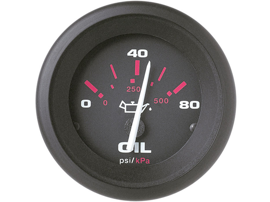 SIERRAMARINE OIL PRESSURE Gauge 57903P 2' 0-80 PSI