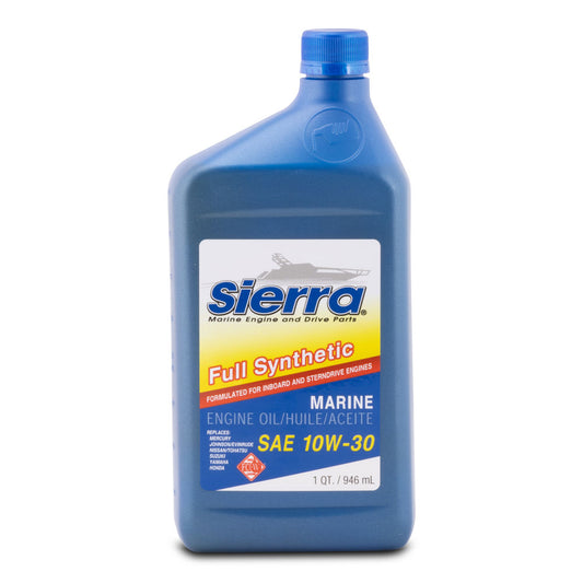 SIERRAMARINE 10W30 Synthetic Oil - Part Number 1896902