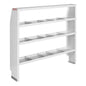 WeatherGuard 9376303 Adjustable 4-Shelf Unit - 60 Inches x 60 Inches x 13.5 Inches
