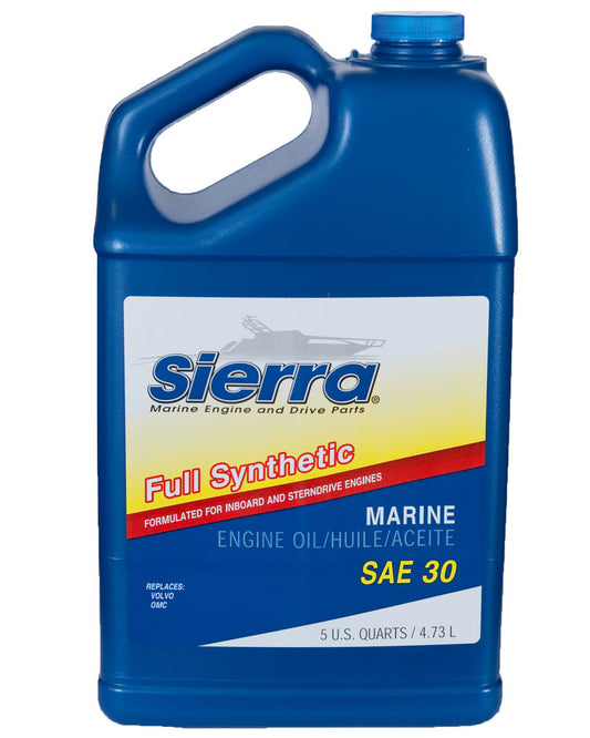 SIERRAMARINE Full Synthetic Engine Oil SAE 30 - Part Number 1894104