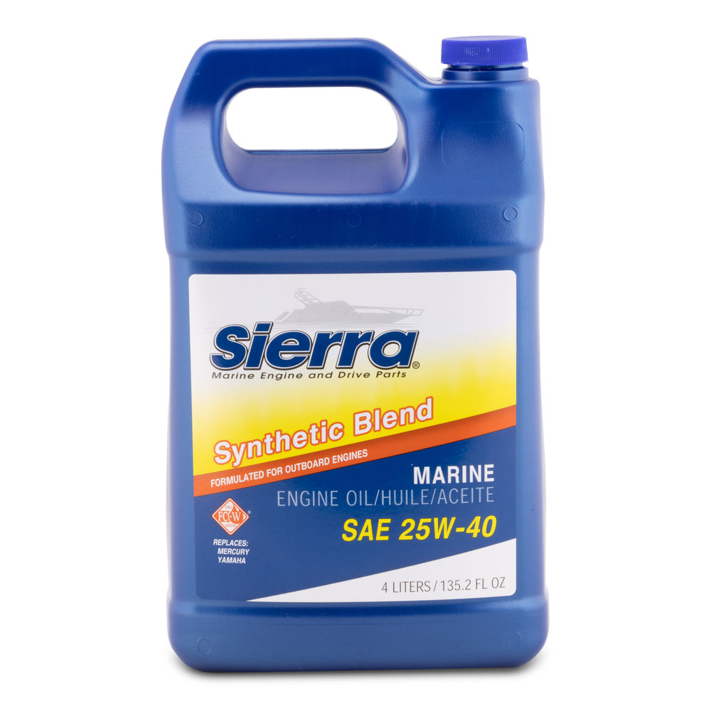 SIERRAMARINE Synthetic Blend Mercury Outboard Engine Oil - Part Number 1894403