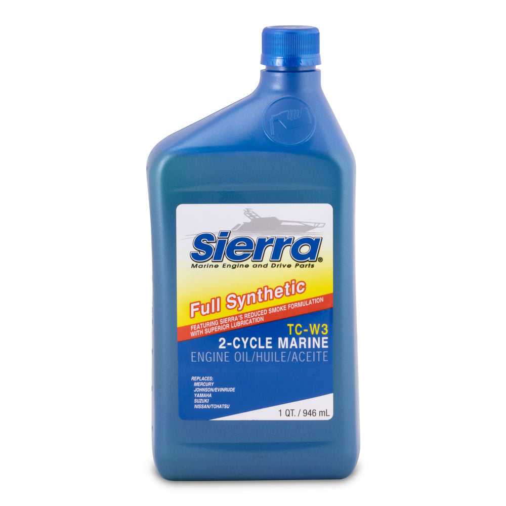 SierraMarine Synthetic TC-W3 Oil Quart - Part Number 1895402