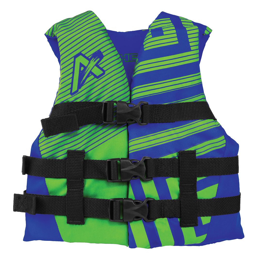 AIRHEAD Trend Vest Blue/Green Youth - Part Number 3008103ABL