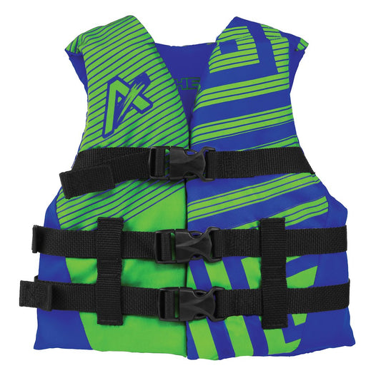 AIRHEAD Trend Vest Blue/Green Youth - Part Number 3008103ABL