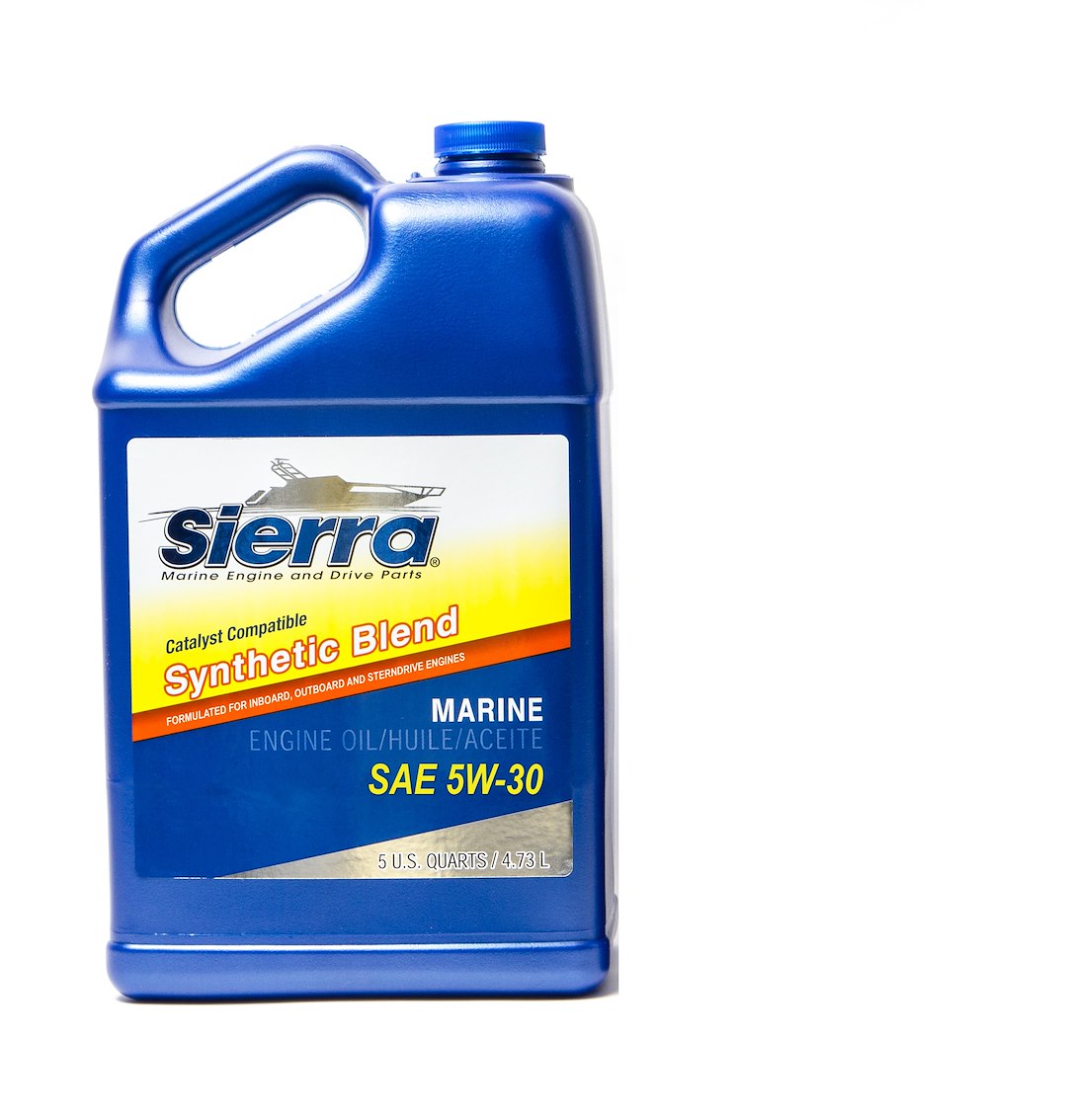 SIERRAMARINE 5W-30 Semi-Synthetic FC-WCAT Engine Oil (5QT)