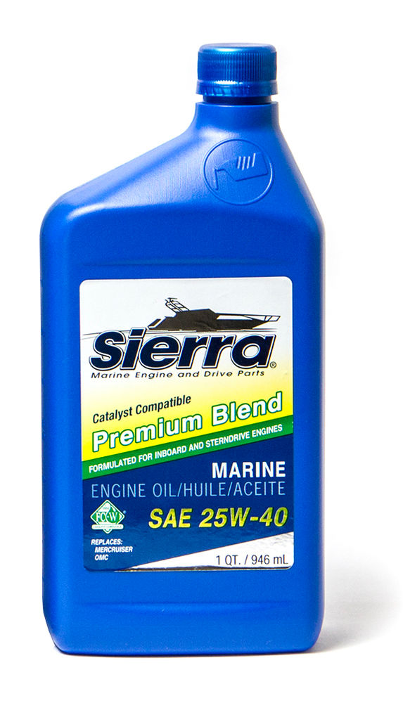 SIERRAMARINE Catalyst Oil 25W40 Quart - Part Number 189400CAT2