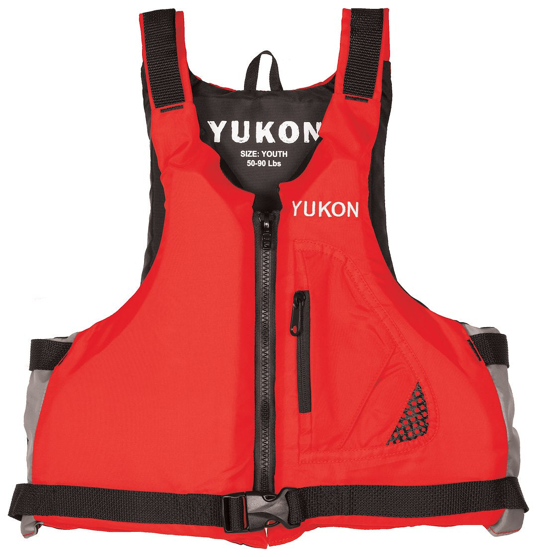 AIRHEAD Yukon Base Paddle/Angler Vest - Part Number 3300403ARD - Red