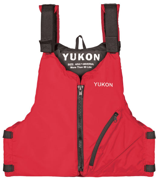 AIRHEAD Yukon Base Paddle/Angler Vest - Part Number 3300415ADR - Red