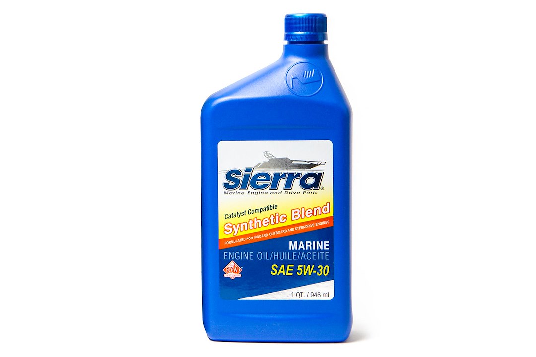 SIERRAMARINE 5W-30 Semi-Synthetic FC-WCAT Oil (QT) - Part No. 1895552