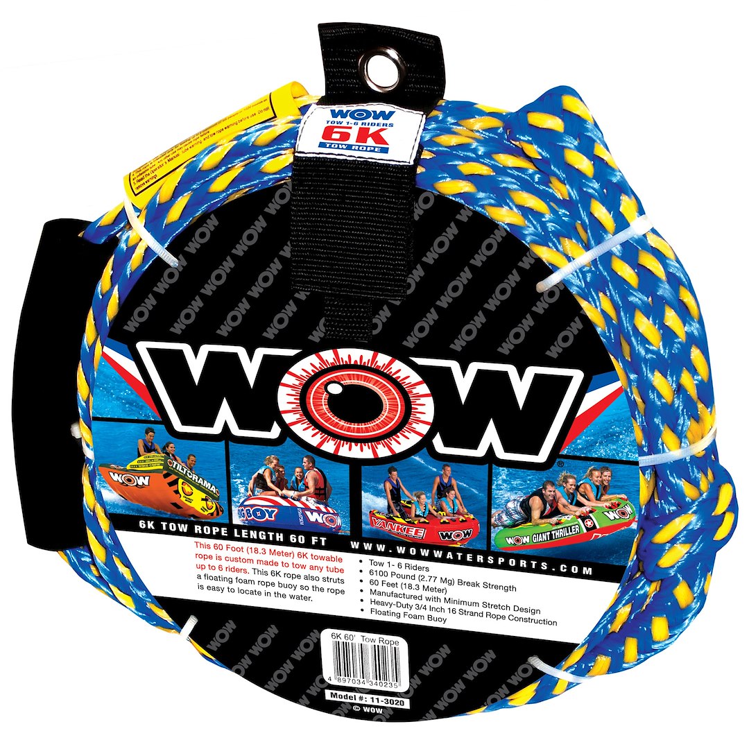 6K 60' TOW ROPE