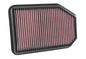 K AND N ENGINEERING 33-5023 Replacement Air Filter for Jeep Wrangler 2007-2018