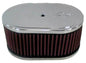K&N Engineering 56-1350 Oval Air Cleaner Assembly - 7in x 4.5in