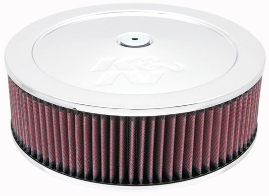 K&N Engineering 60-1230 Air Cleaner Assembly - Custom 14 in Round