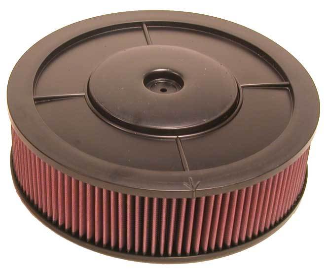 K and N Engineering 61-4000 Air Cleaner Assembly - 4Bbl 14in with Dropped Base