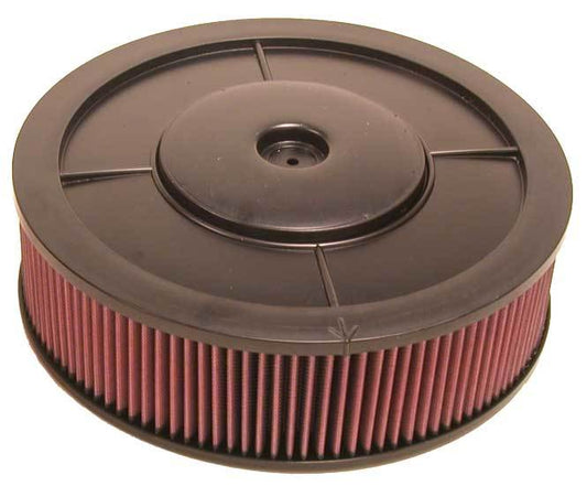 K and N Engineering 61-4000 Air Cleaner Assembly - 4Bbl 14in with Dropped Base