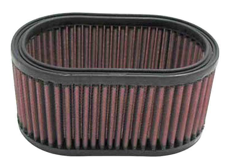K and N Engineering E-3341 Universal Reusable Air Filter - Oval Shape