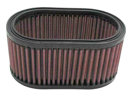 K and N Engineering E-3341 Universal Reusable Air Filter - Oval Shape