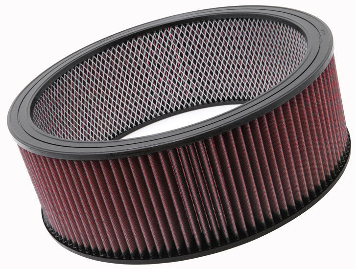 K and N Engineering E-3760 Universal Air Filter - Reusable Cotton, 14 in Diameter, 5 in Tall