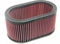 K&N Engineering E-3471 Universal Air Filter - Reusable Cotton Filter Element
