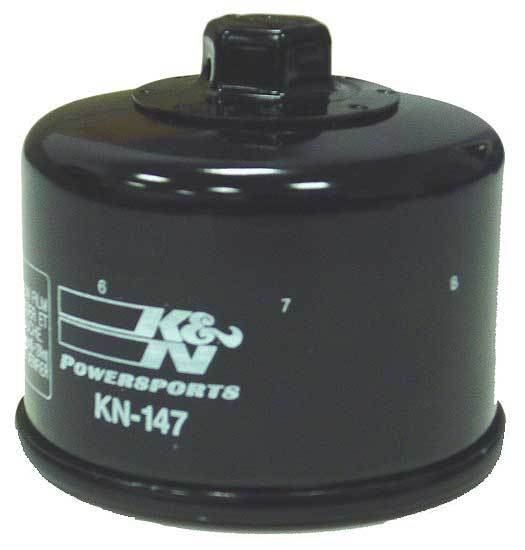 K AND N ENGINEERING KN-147 Oil Filter - High Performance Screw-On Design for Yamaha