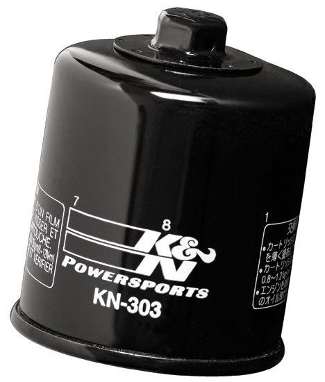 K AND N ENGINEERING KN-303 Oil Filter for Honda, Kawasaki, Polaris, and Yamaha