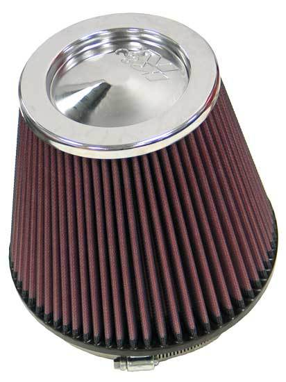 K and N Engineering RF-1042 Cone Air Filter - Reusable Cotton, Universal Fit