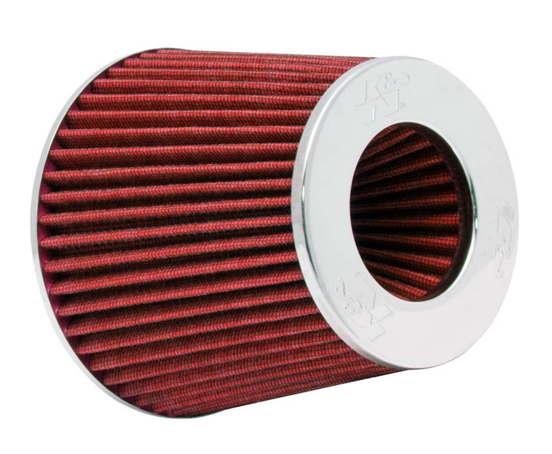 K and N Engineering RG-1001RD Universal Clamp-On Air Filter - Red