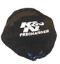 K and N Engineering RU-0210PK Drycharger Wrap - Black Universal Air Filter Wrap