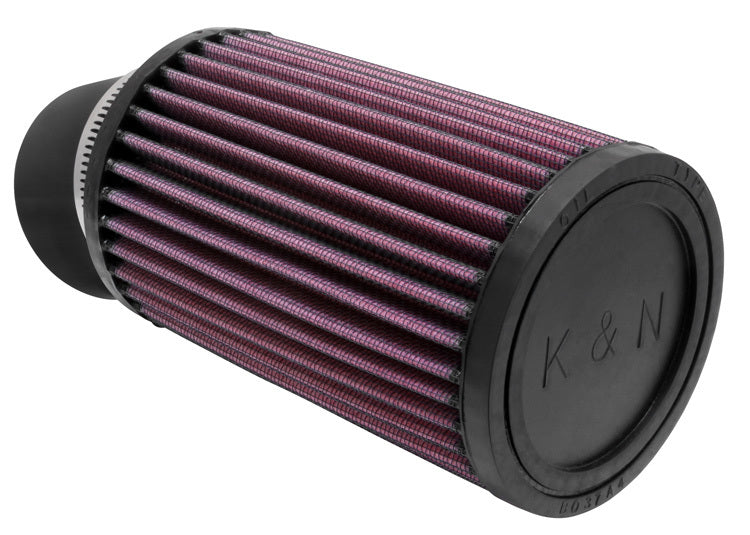 K and N Engineering RU-1770 Universal Air Filter - Reusable Cotton, Clamp-On Design