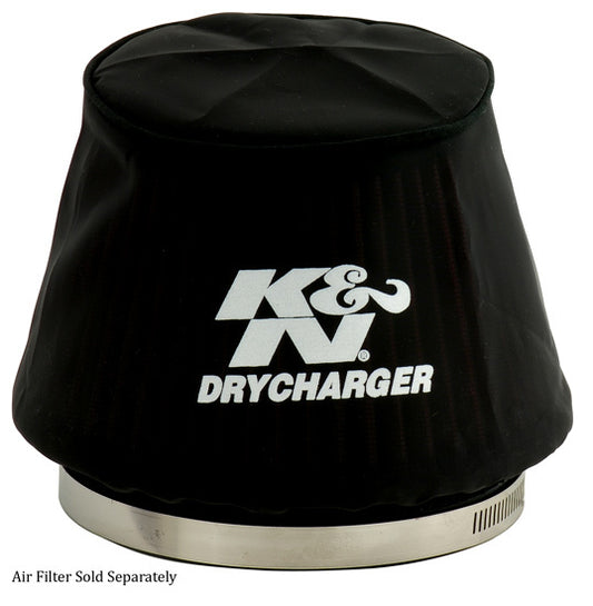 K AND N ENGINEERING RU-5163DK Air Filter Wrap - Dry Charger in Black