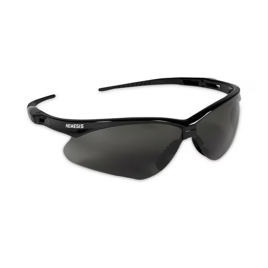 KleenGuard™ V30 Nemesis™ Safety Glasses – Anti-Fog, Smoke Lens, Black Frame, Unisex (22475, 1 Pair)