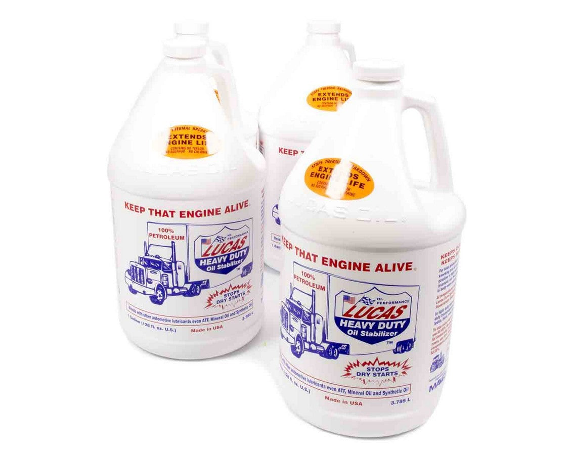 Lucas Oil 10002 Heavy Duty Oil Stabilizer - Case of 4 Gallons