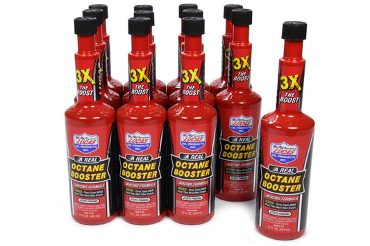 Lucas Oil Octane Booster - 15 oz Bottle - Part #10026 - Case of 12