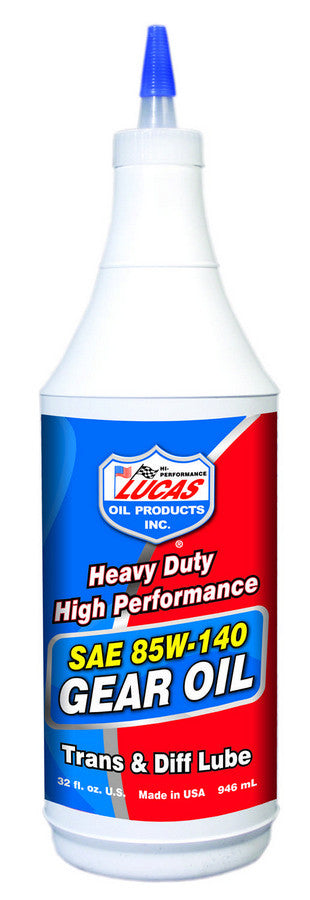 Lucas Oil 85W140 Gear Oil - 1 Qt - Heavy Duty with Limited Slip Additive