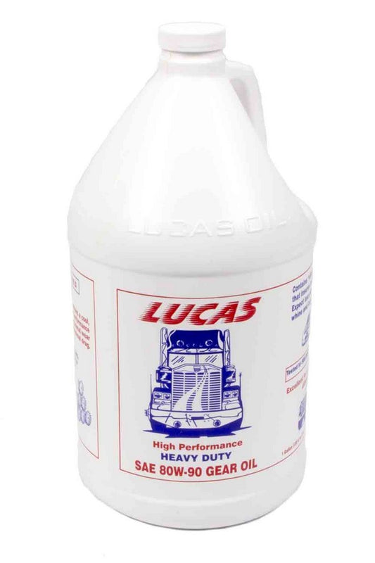Lucas Oil 80W90 Gear Oil 1 Gallon - Heavy Duty Limited Slip Additive