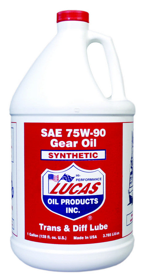 Lucas Oil 75W90 Synthetic Gear Oil - 1 Gallon