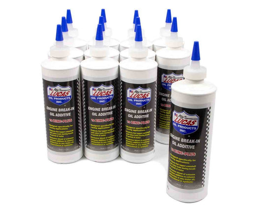 Lucas Oil Break-In Oil Additive 10063 - 12x16oz with Zinc