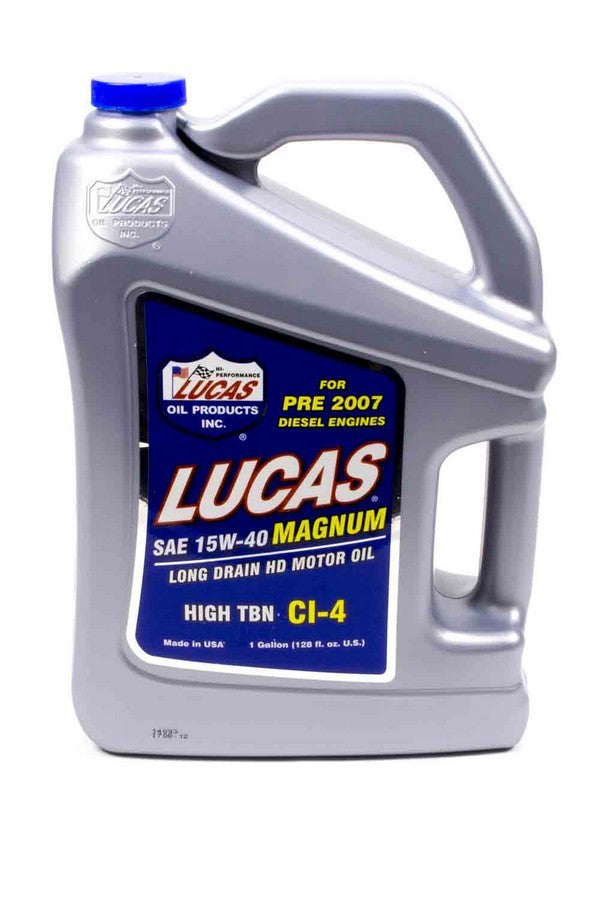 Lucas Oil 15W40 Motor Oil - 1 Gallon Jug - Part Number LUC10076
