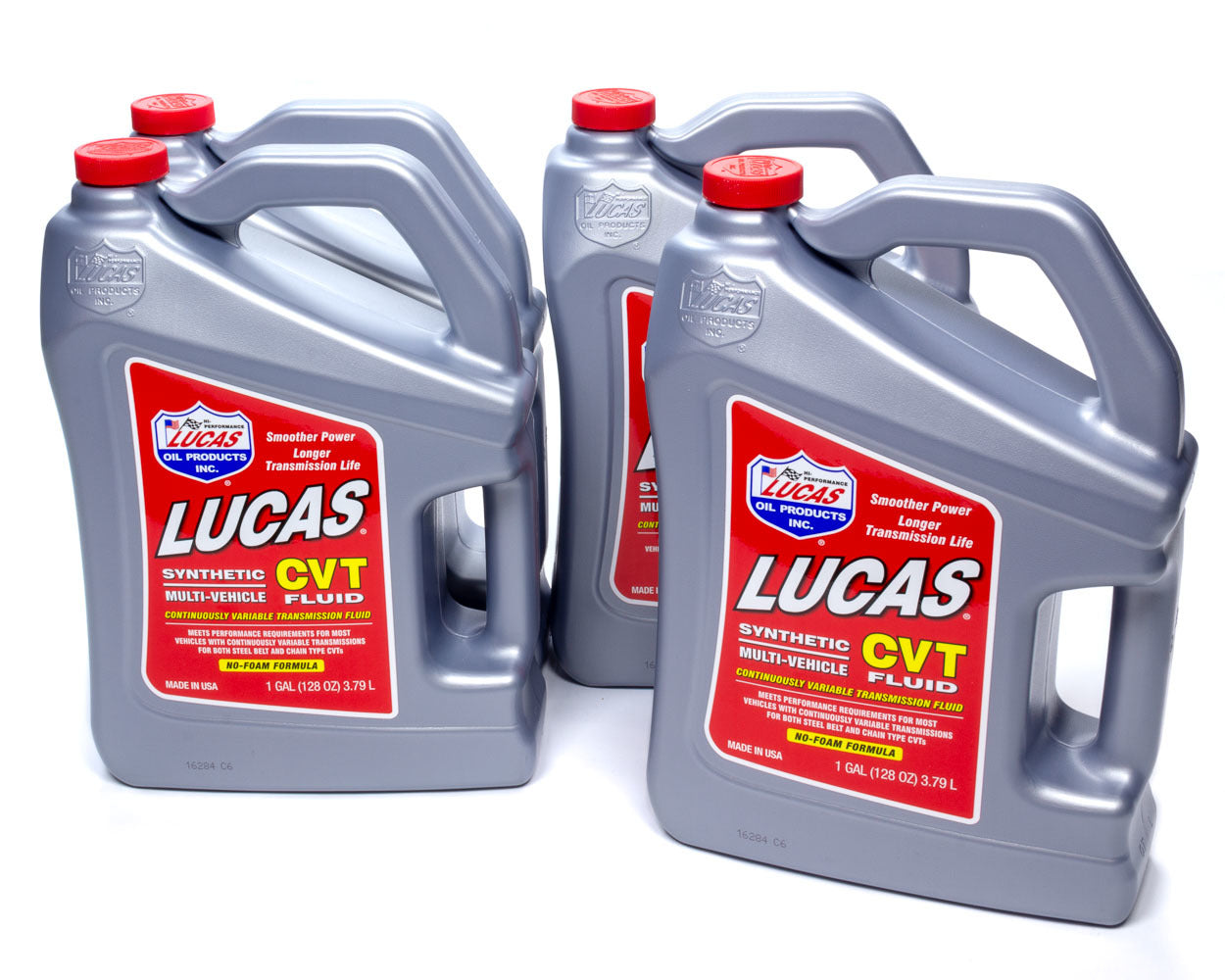Lucas Oil 10112 Synthetic CVT Transmission Fluid Case - 4 x 1 Gallon Jugs