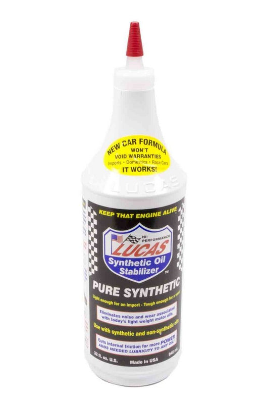 Lucas Oil LUC10130 Pure Synthetic Oil Stabilizer 1 Qt - Enhance Engine Performance
